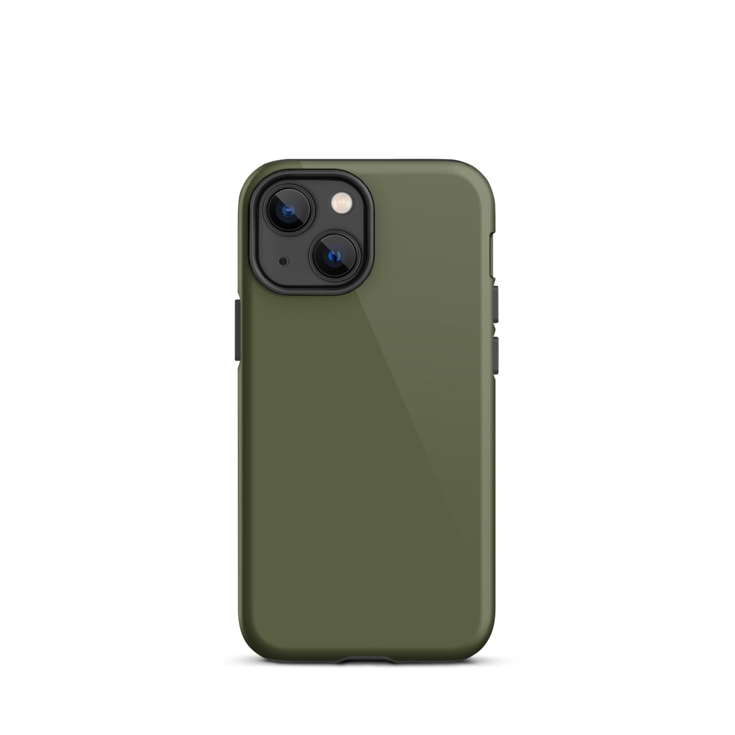 iPhone Dual-Layered Tough Case With Raised Bezel - Khaki Green