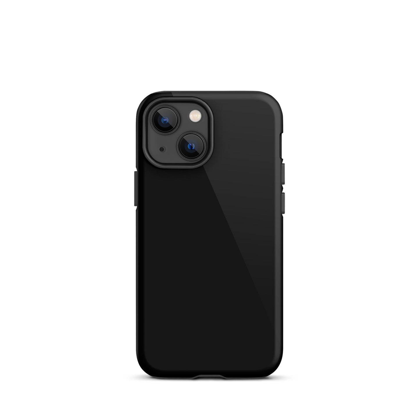 Solid Black iPhone 13 Mini Tough Case, Magsafe Charging, Dual-Layered with TPU Outer Hard Shell And Inner Rubber Sleeve. Best Protective iPhone Case In The UK.
