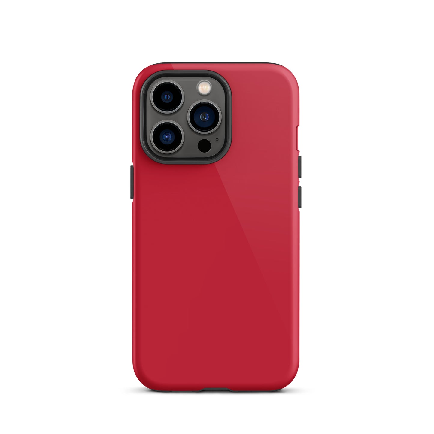iPhone Dual-Layered Tough Case With Raised Bezel - Red