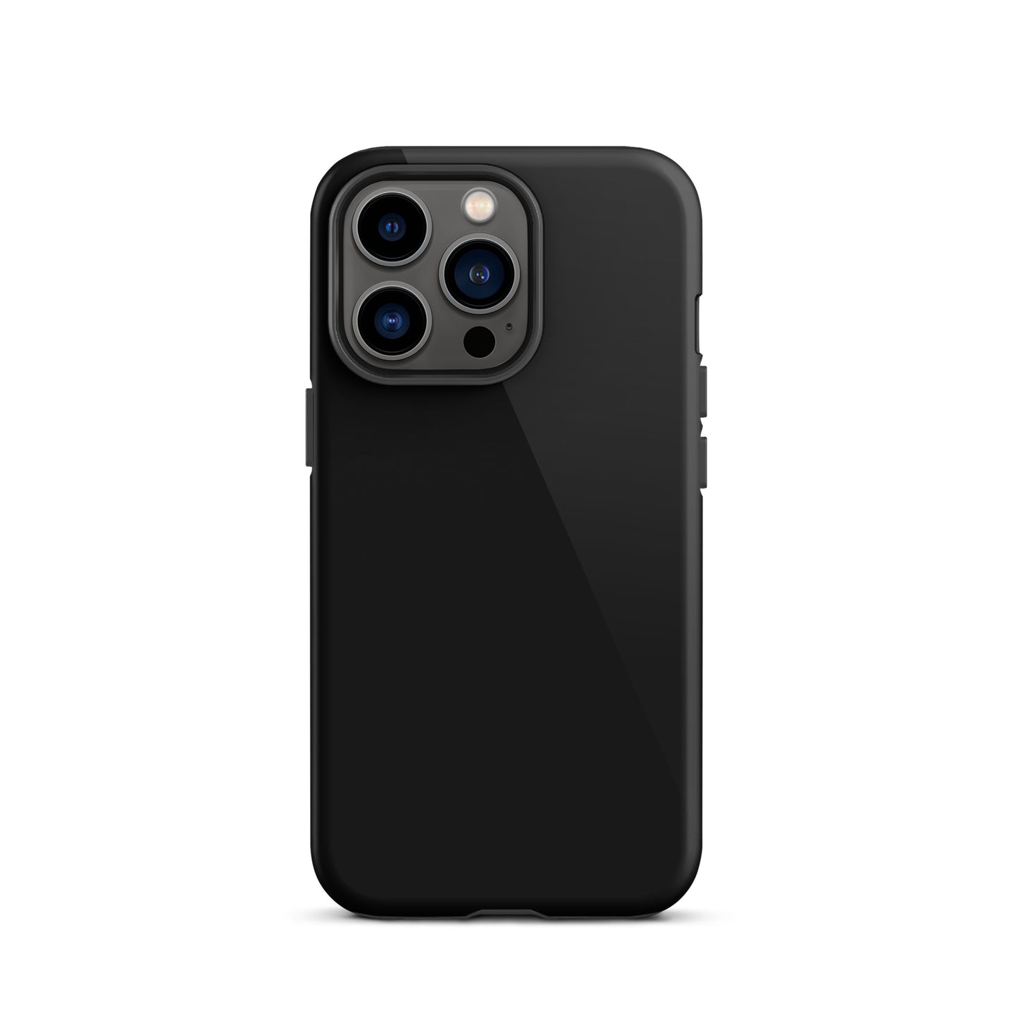 Solid Black iPhone 13 Pro Tough Case, Magsafe Charging, Dual-Layered with TPU Outer Hard Shell And Inner Rubber Sleeve. Best Protective iPhone Case In The UK.