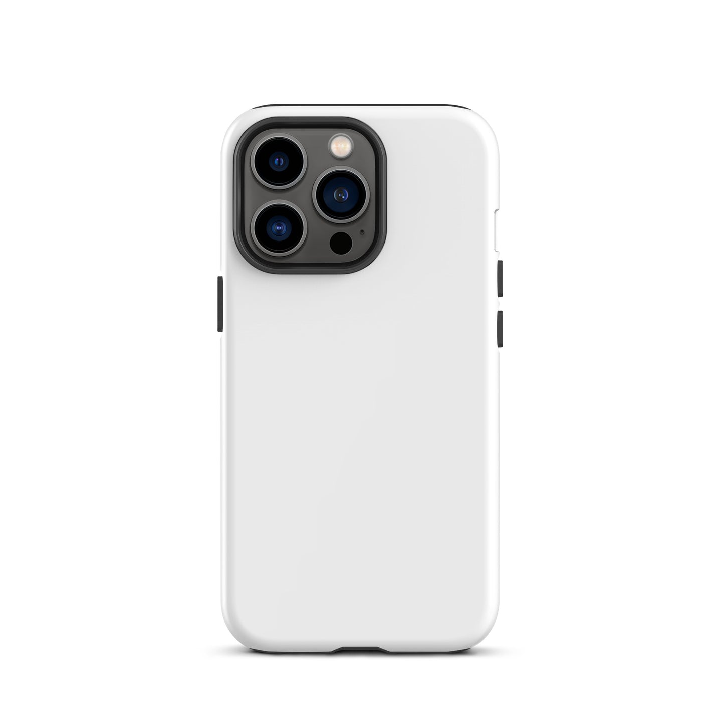 iPhone Dual-Layered Tough Case With Raised Bezel - White