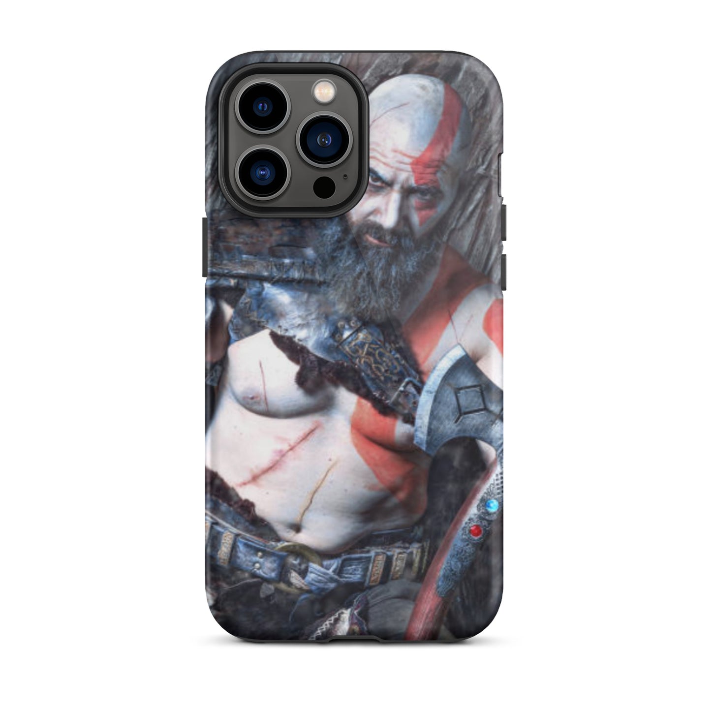 iPhone Dual-Layered Tough Case With Raised Bezel - God Of War