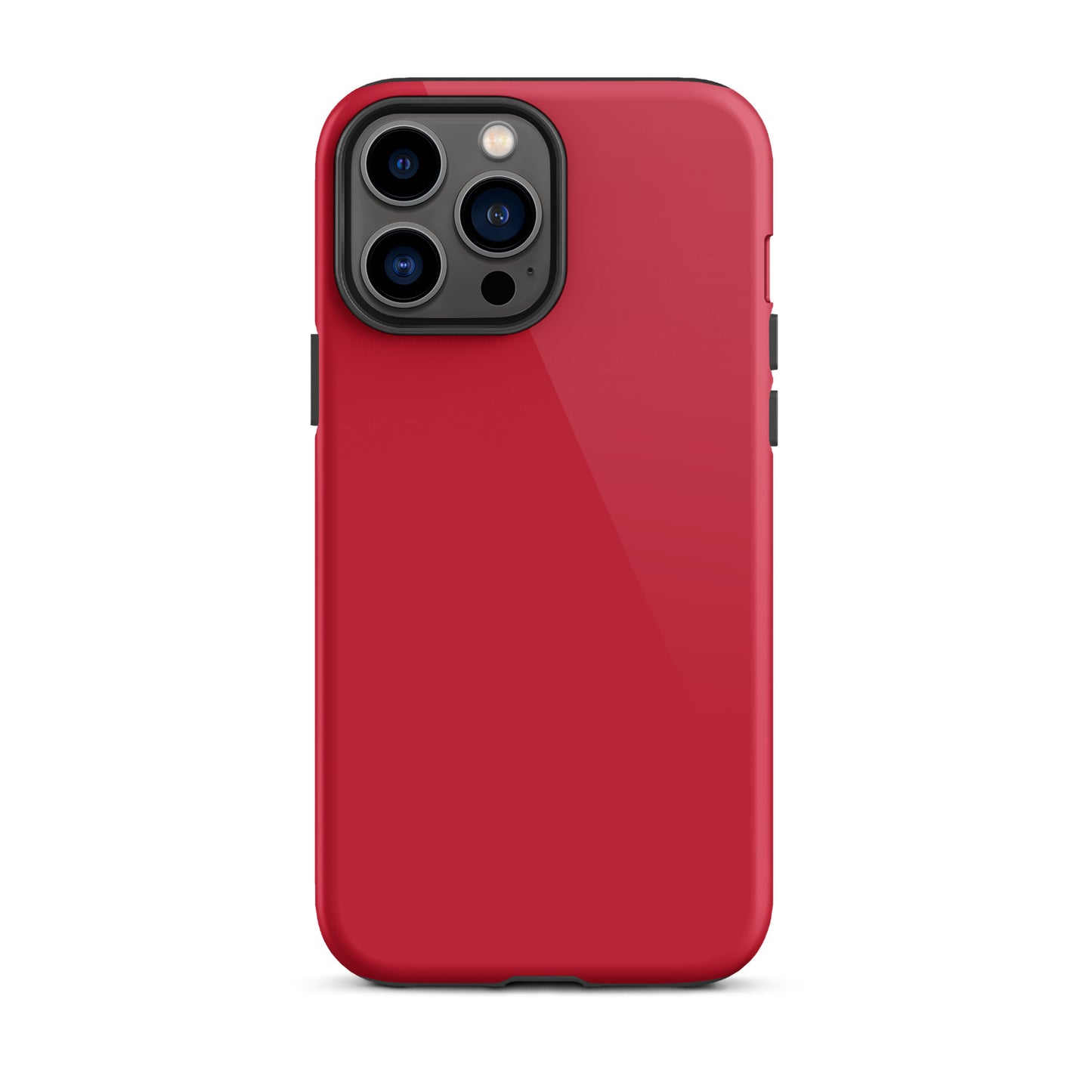 iPhone Dual-Layered Tough Case With Raised Bezel - Red