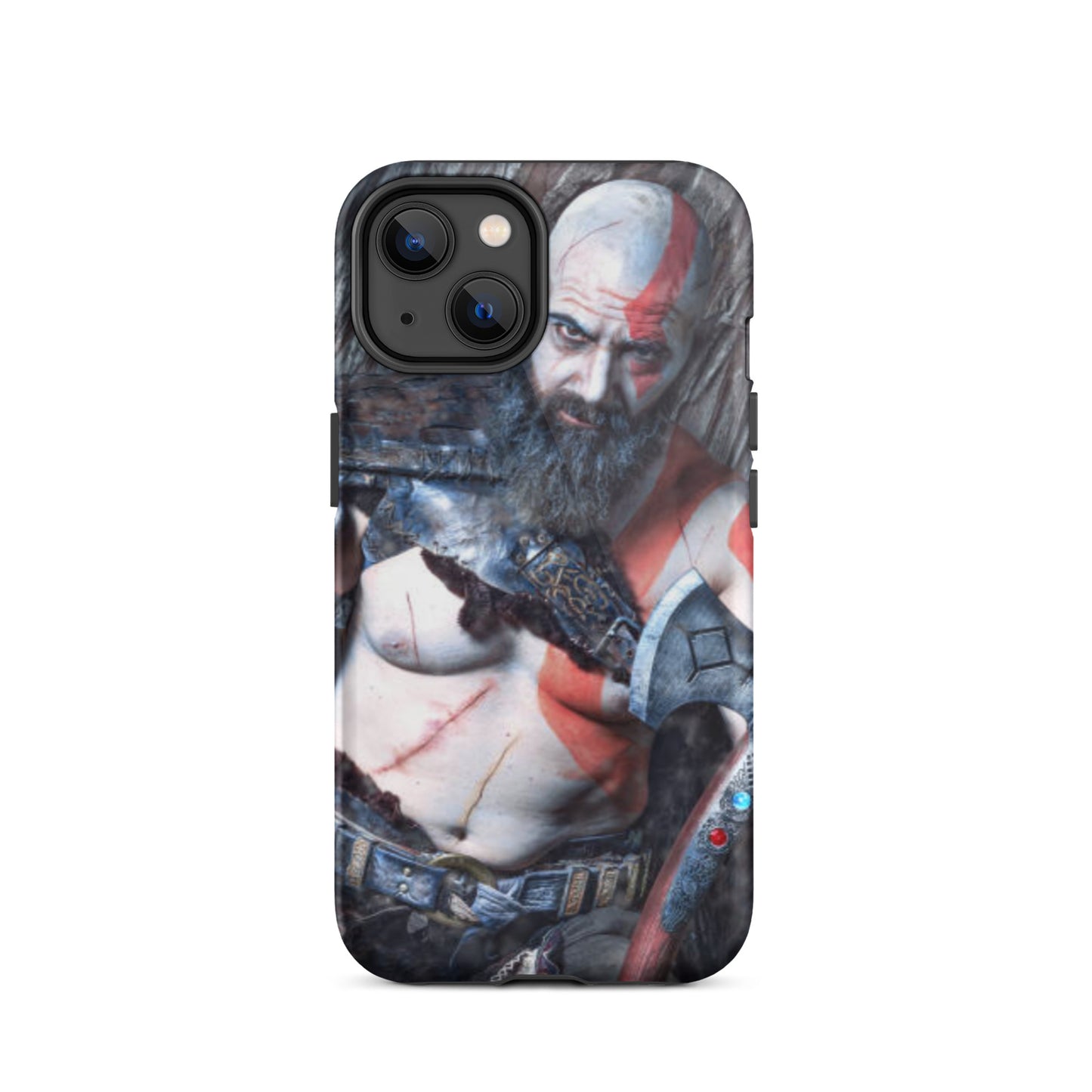 iPhone Dual-Layered Tough Case With Raised Bezel - God Of War