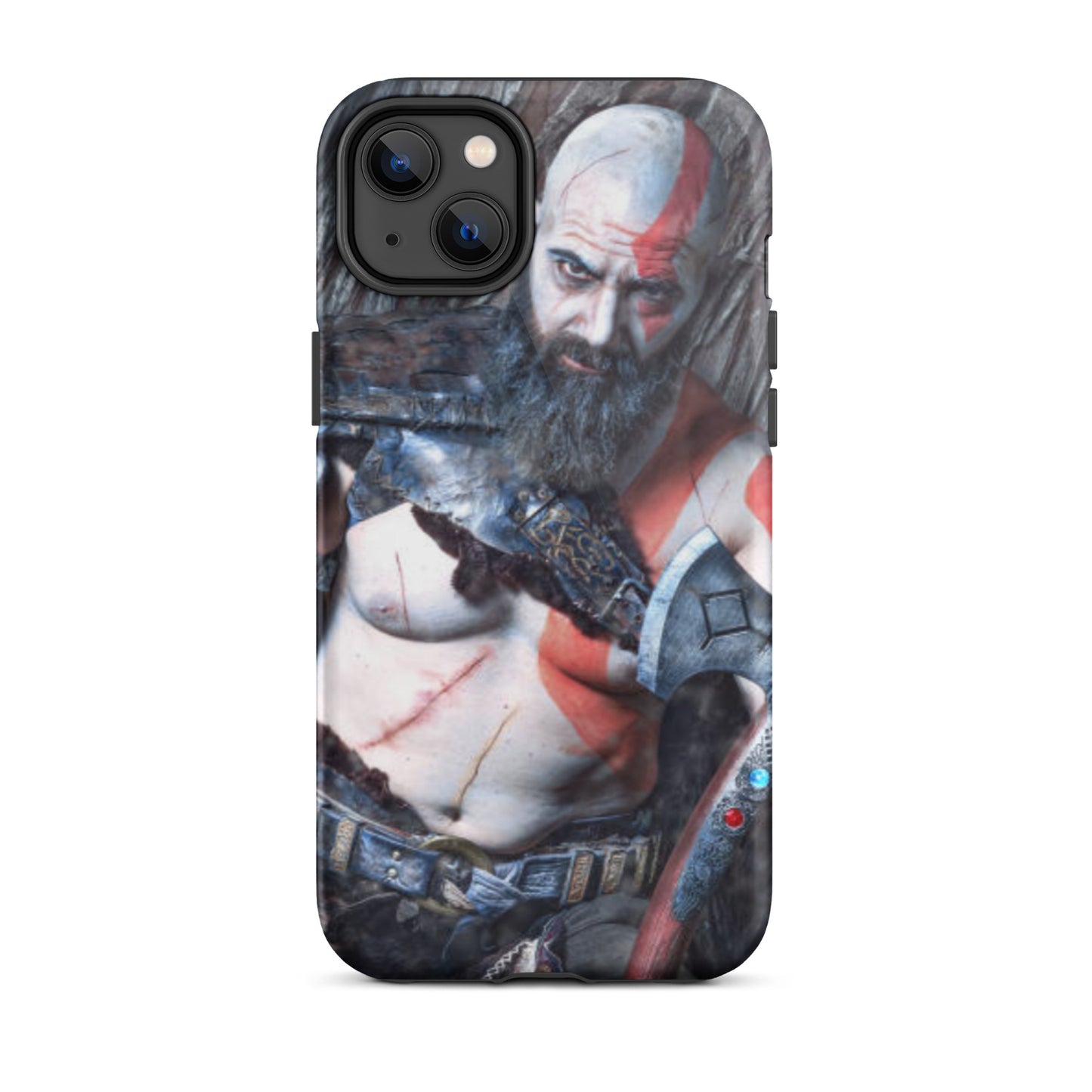 iPhone Dual-Layered Tough Case With Raised Bezel - God Of War