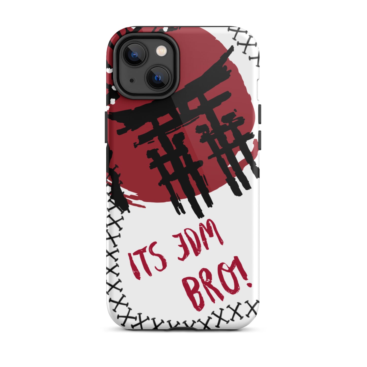 iPhone Dual-Layered Tough Case With Raised Bezel - Drift Stitch