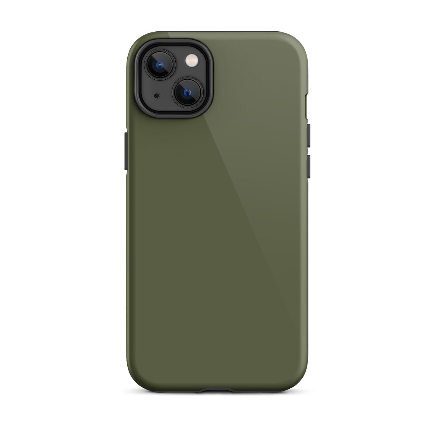 iPhone Dual-Layered Tough Case With Raised Bezel - Khaki Green