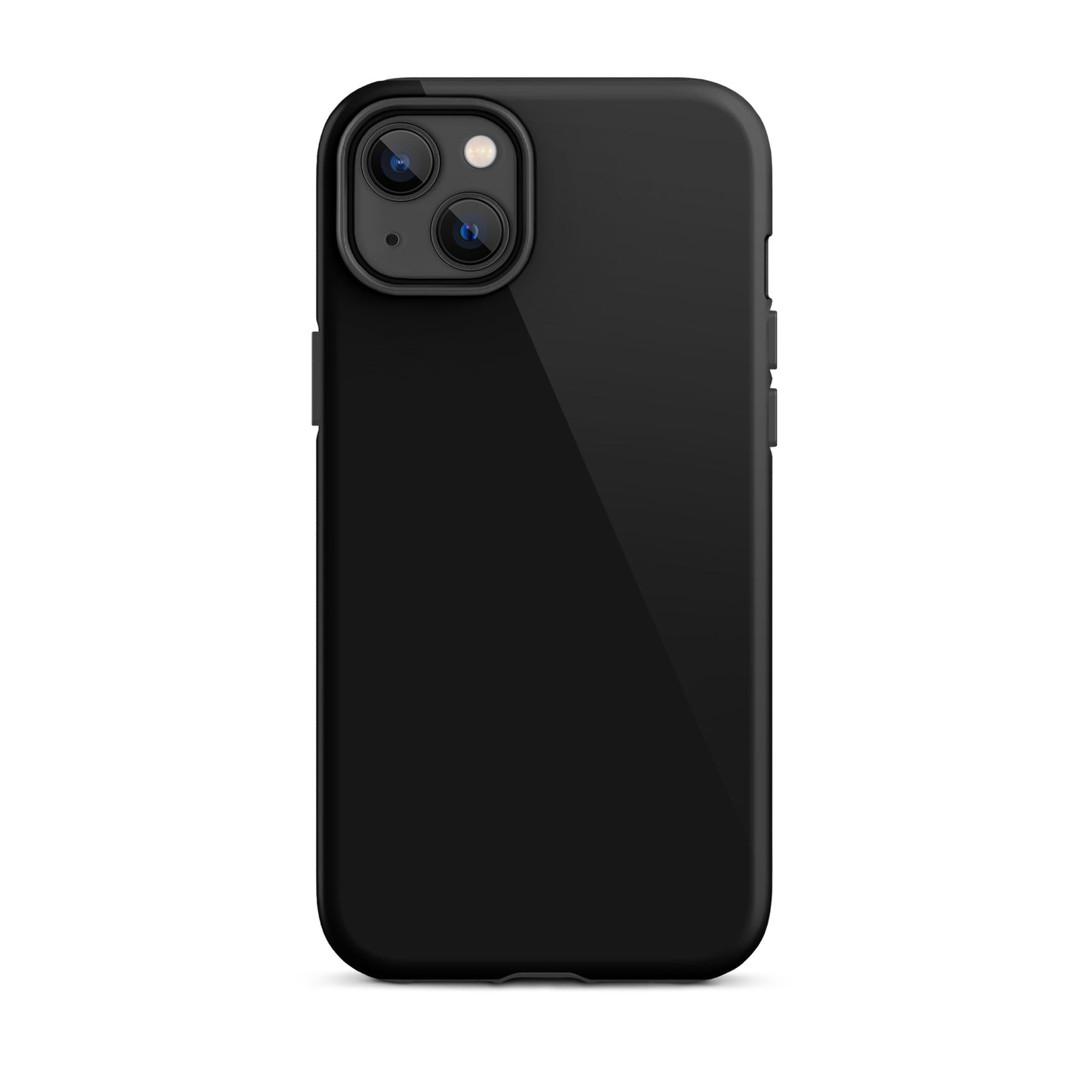 Solid Black iPhone 14 Plus Tough Case, Magsafe Charging, Dual-Layered with TPU Outer Hard Shell And Inner Rubber Sleeve. Best Protective iPhone Case In The UK.