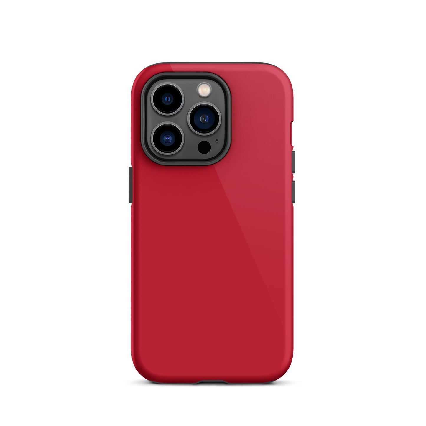 iPhone Dual-Layered Tough Case With Raised Bezel - Red