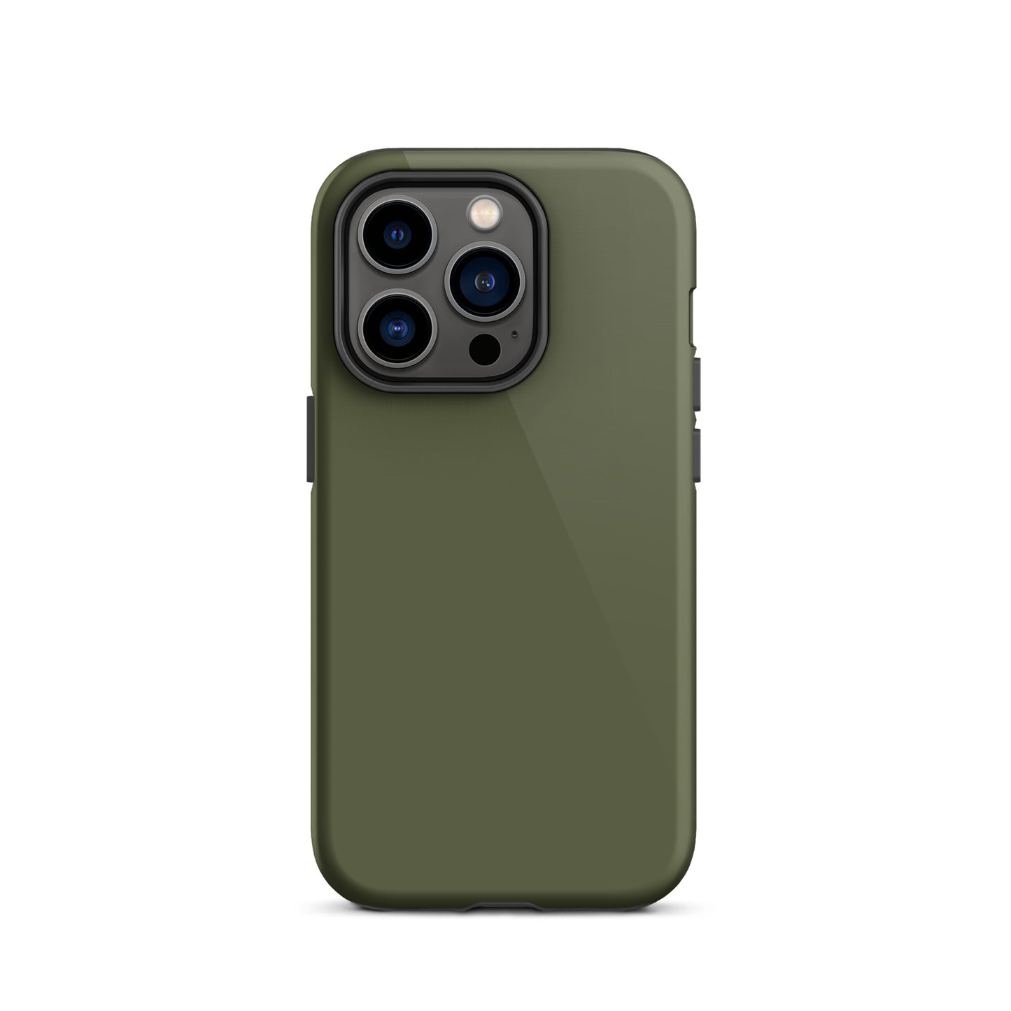 iPhone Dual-Layered Tough Case With Raised Bezel - Khaki Green