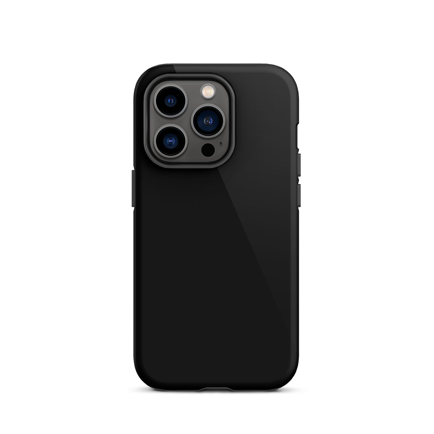 Solid Black iPhone 14 Pro Tough Case, Magsafe Charging, Dual-Layered with TPU Outer Hard Shell And Inner Rubber Sleeve. Best Protective iPhone Case In The UK.