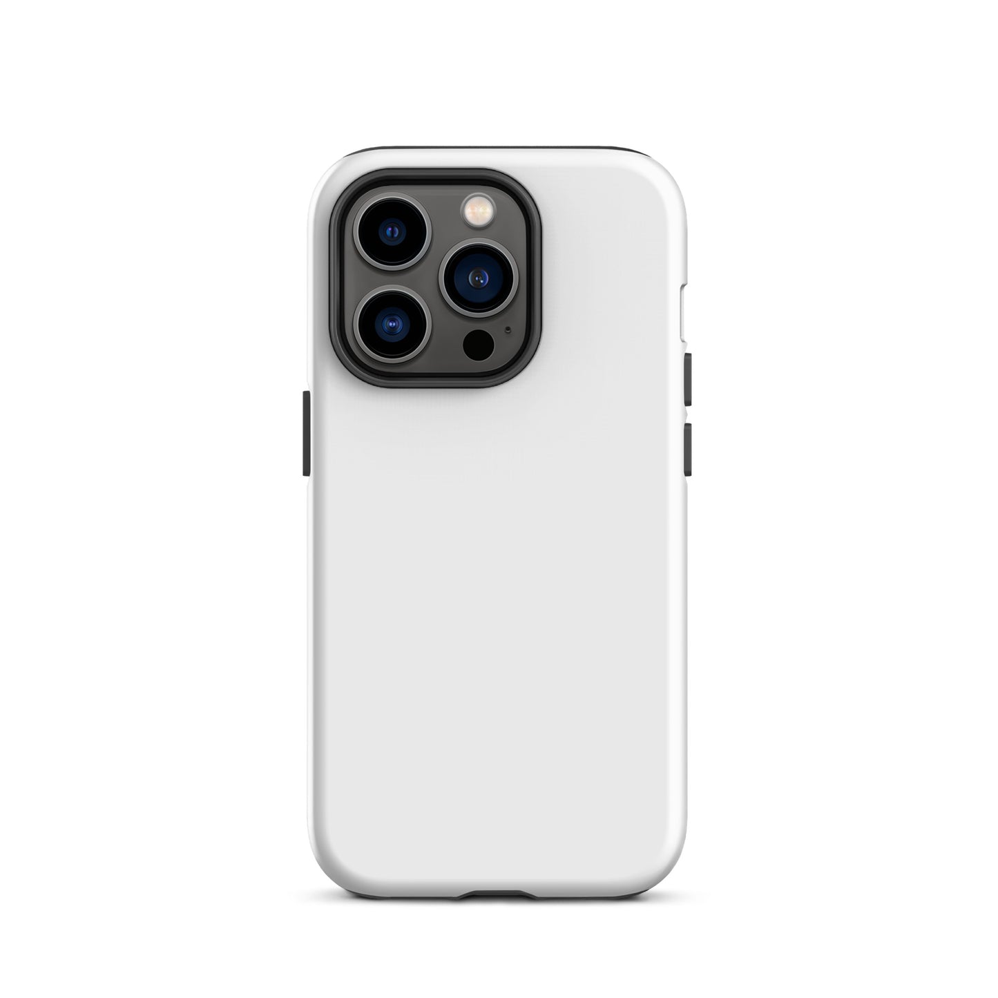 iPhone Dual-Layered Tough Case With Raised Bezel - White