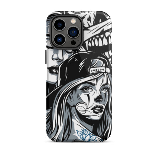 iPhone 14 Pro Max Protective Case Day Of The Dead Design