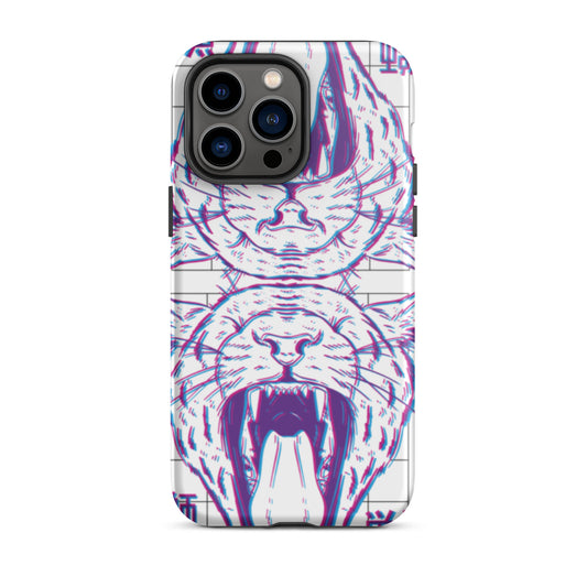 iPhone Dual-Layered Tough Case With Raised Bezel - Glitch