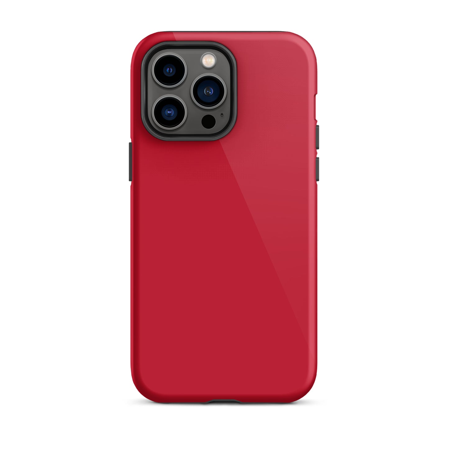 iPhone Dual-Layered Tough Case With Raised Bezel - Red