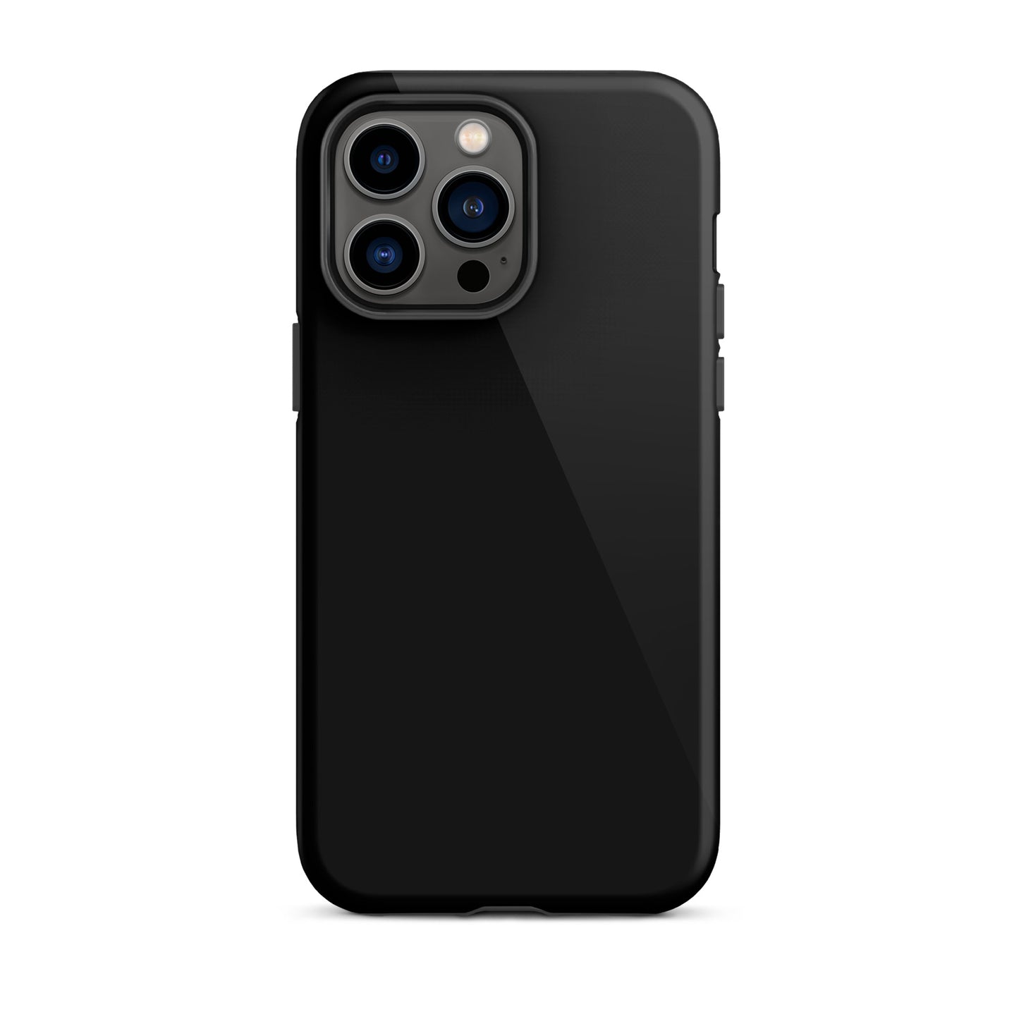 Solid Black iPhone 14 Pro Max Tough Case, Magsafe Charging, Dual-Layered with TPU Outer Hard Shell And Inner Rubber Sleeve. Best Protective iPhone Case In The UK.