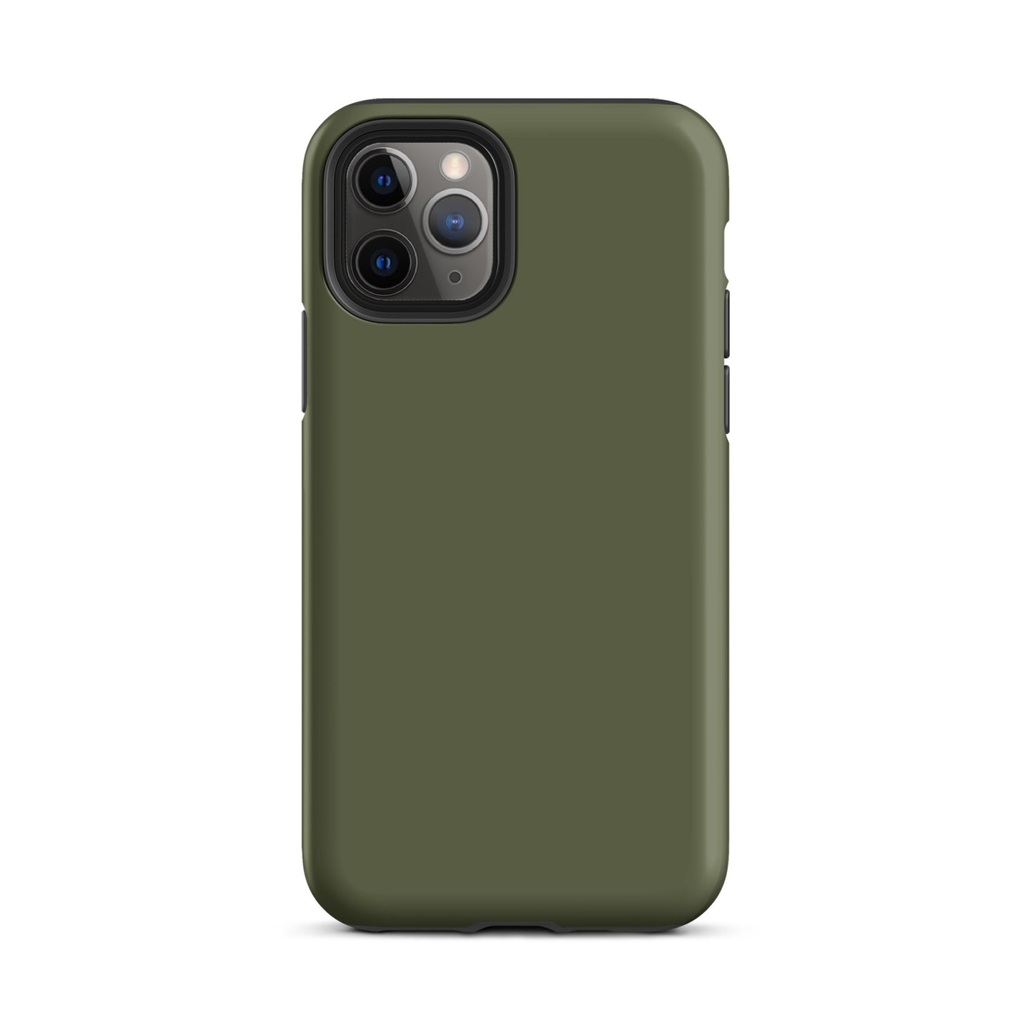 iPhone Dual-Layered Tough Case With Raised Bezel - Khaki Green