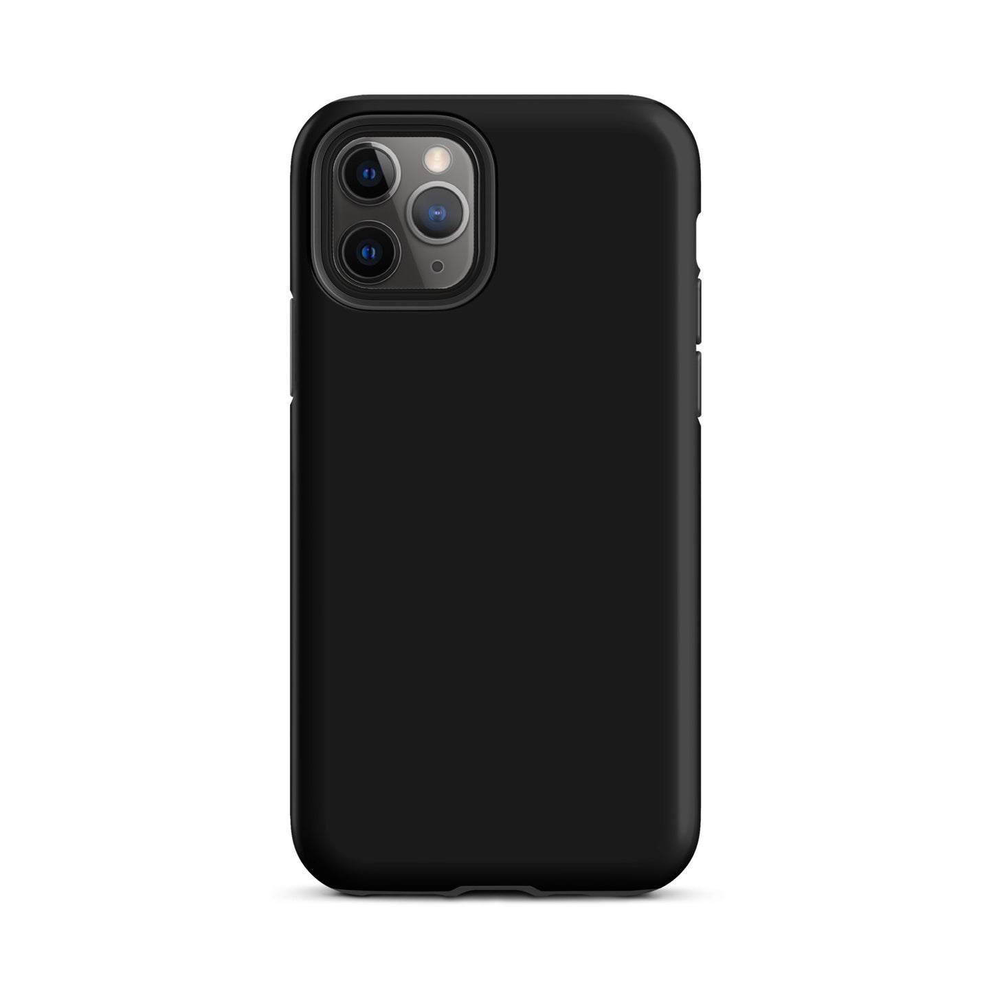 Solid Black iPhone 11 Pro Tough Case, Magsafe Charging, Dual-Layered with TPU Outer Hard Shell And Inner Rubber Sleeve. Best Protective iPhone Case In The UK.