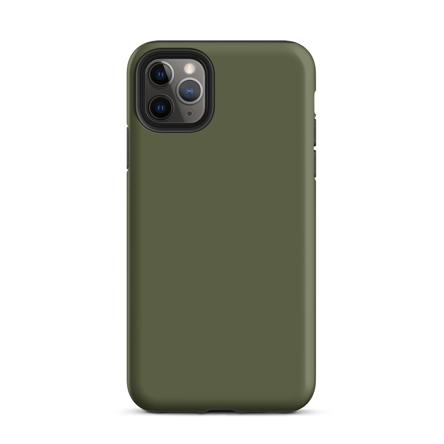 iPhone Dual-Layered Tough Case With Raised Bezel - Khaki Green