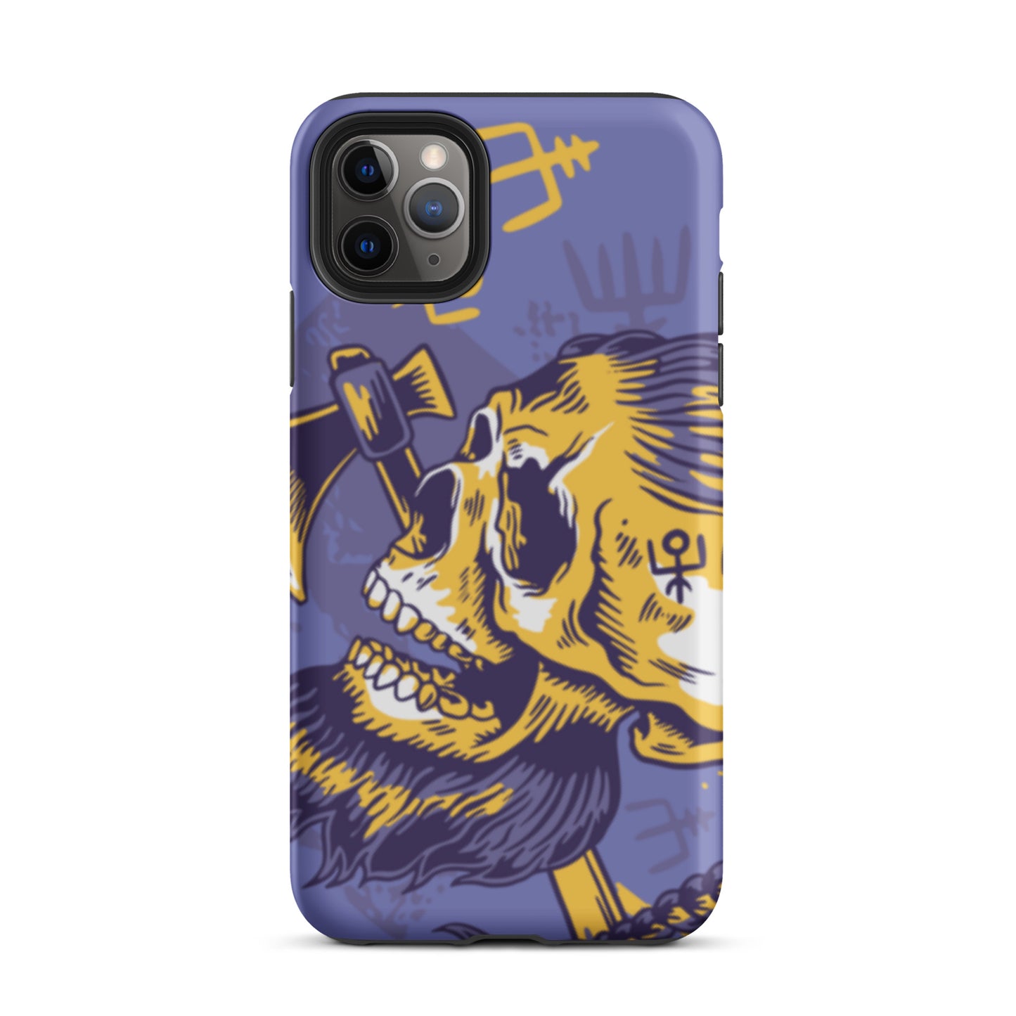 A Norse Viking-inspired protective iPhone case with MagSafe, perfect for those looking for the best protective iPhone cases UK, Compatible with iPhone 11, 12, 13, and 14 Pro Max and Pro. Durable, thin, and sleek design offers excellent protection and a stylish look.