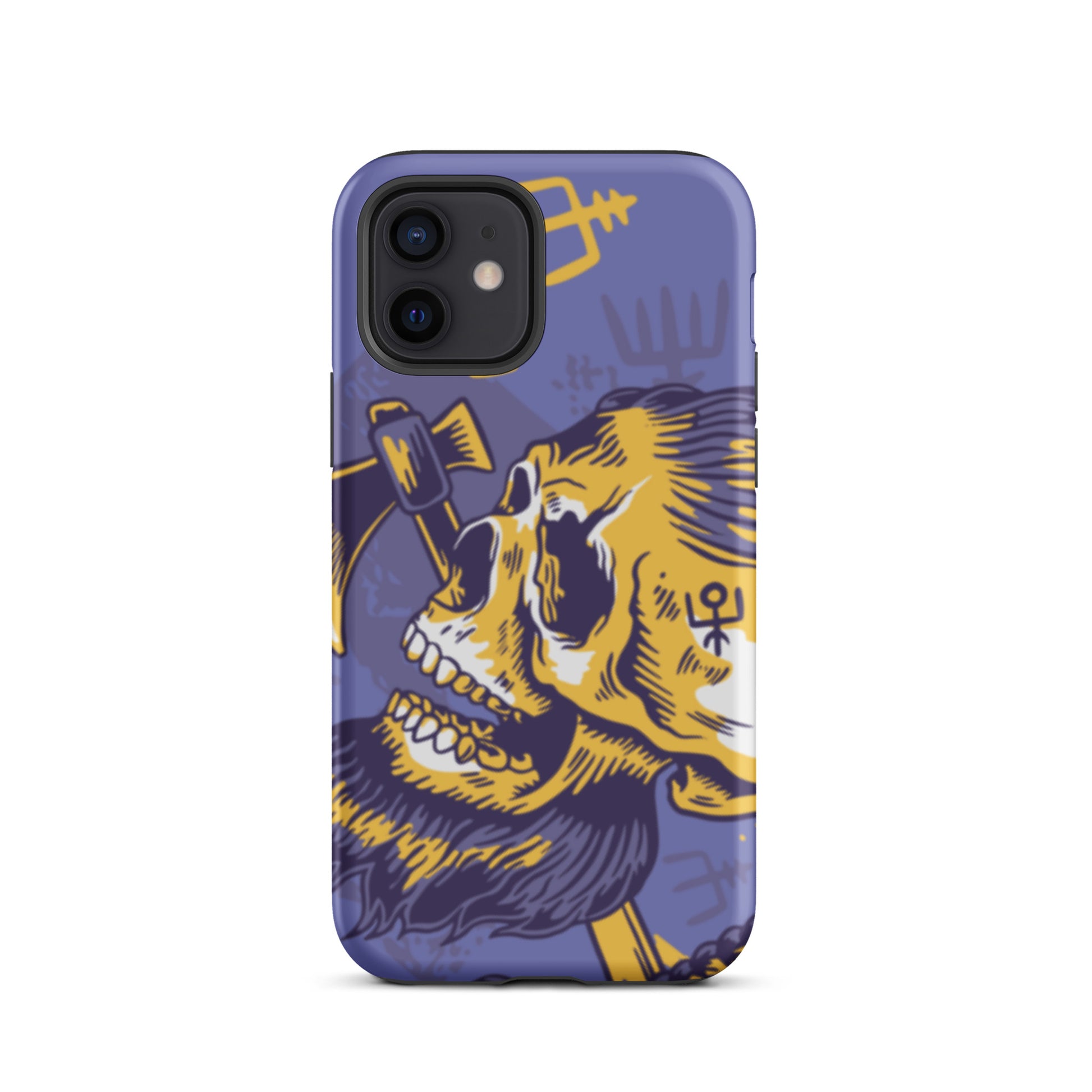 A Norse Viking-inspired protective iPhone case with MagSafe, perfect for those looking for the best protective iPhone cases UK, Compatible with iPhone 11, 12, 13, and 14 Pro Max and Pro. Durable, thin, and sleek design offers excellent protection and a stylish look.