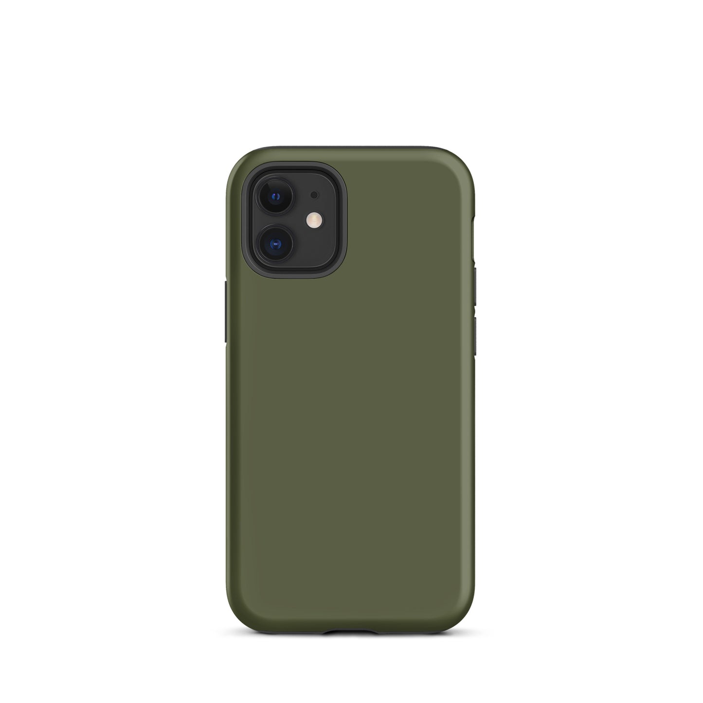 iPhone Dual-Layered Tough Case With Raised Bezel - Khaki Green