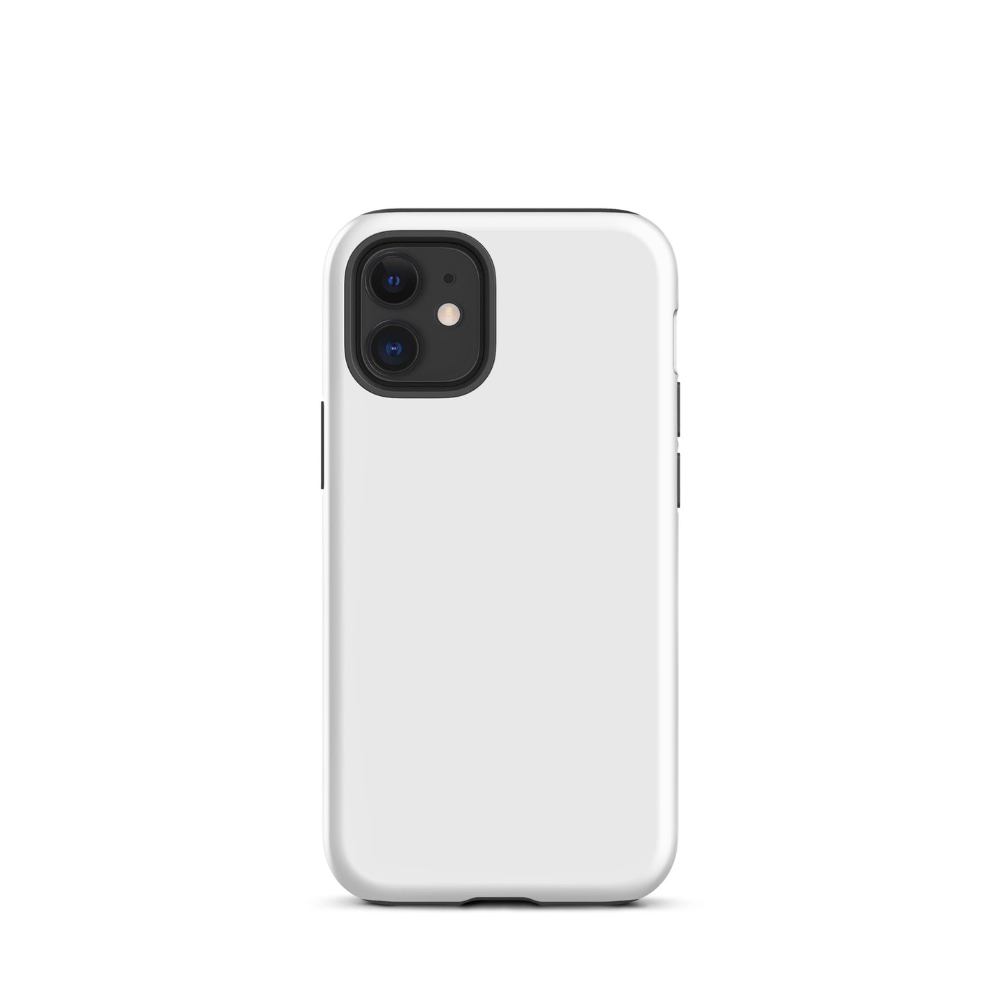 iPhone Dual-Layered Tough Case With Raised Bezel - White