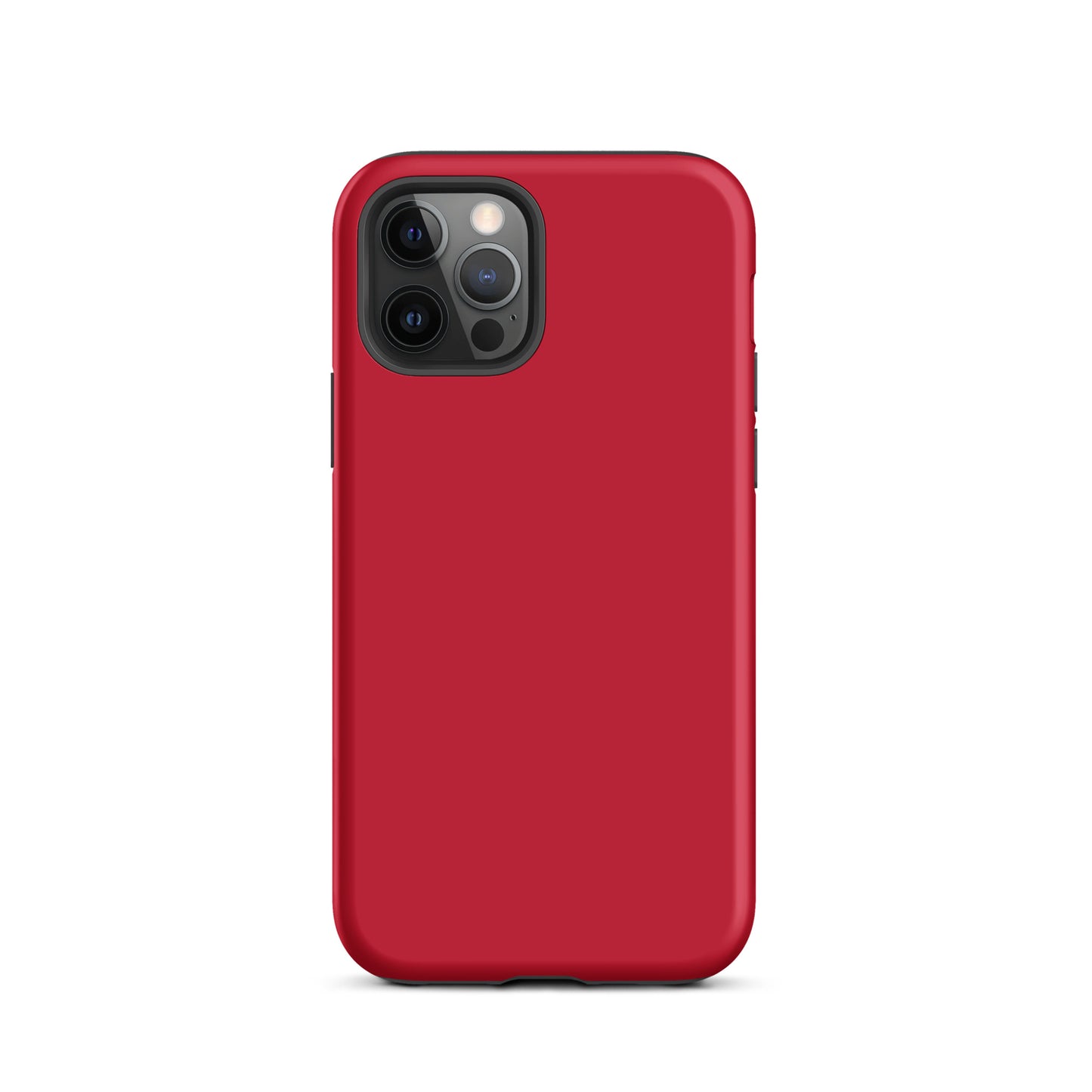 iPhone Dual-Layered Tough Case With Raised Bezel - Red