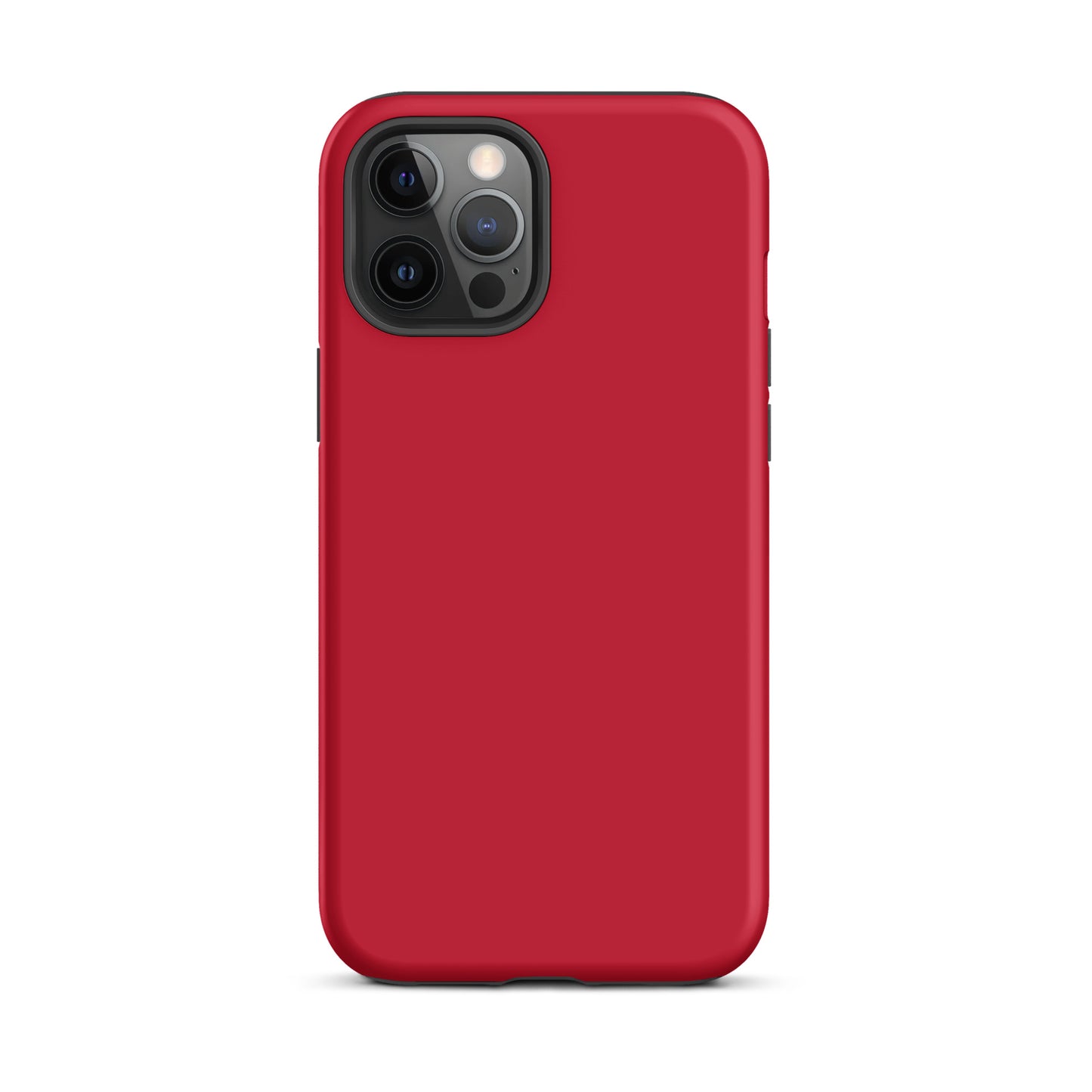 iPhone Dual-Layered Tough Case With Raised Bezel - Red