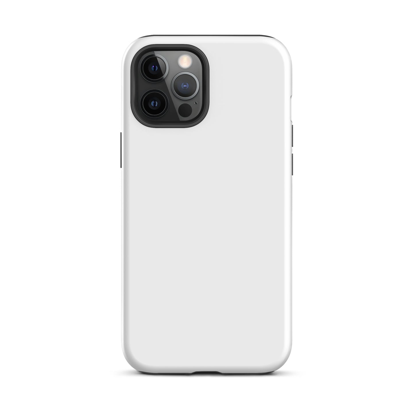 iPhone Dual-Layered Tough Case With Raised Bezel - White