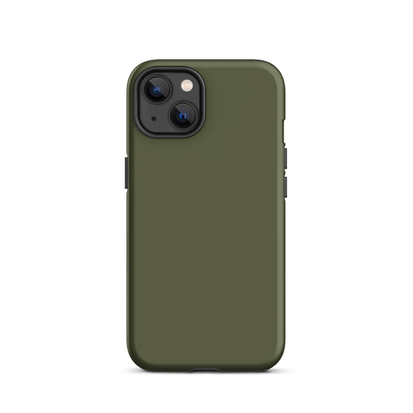 iPhone Dual-Layered Tough Case With Raised Bezel - Khaki Green