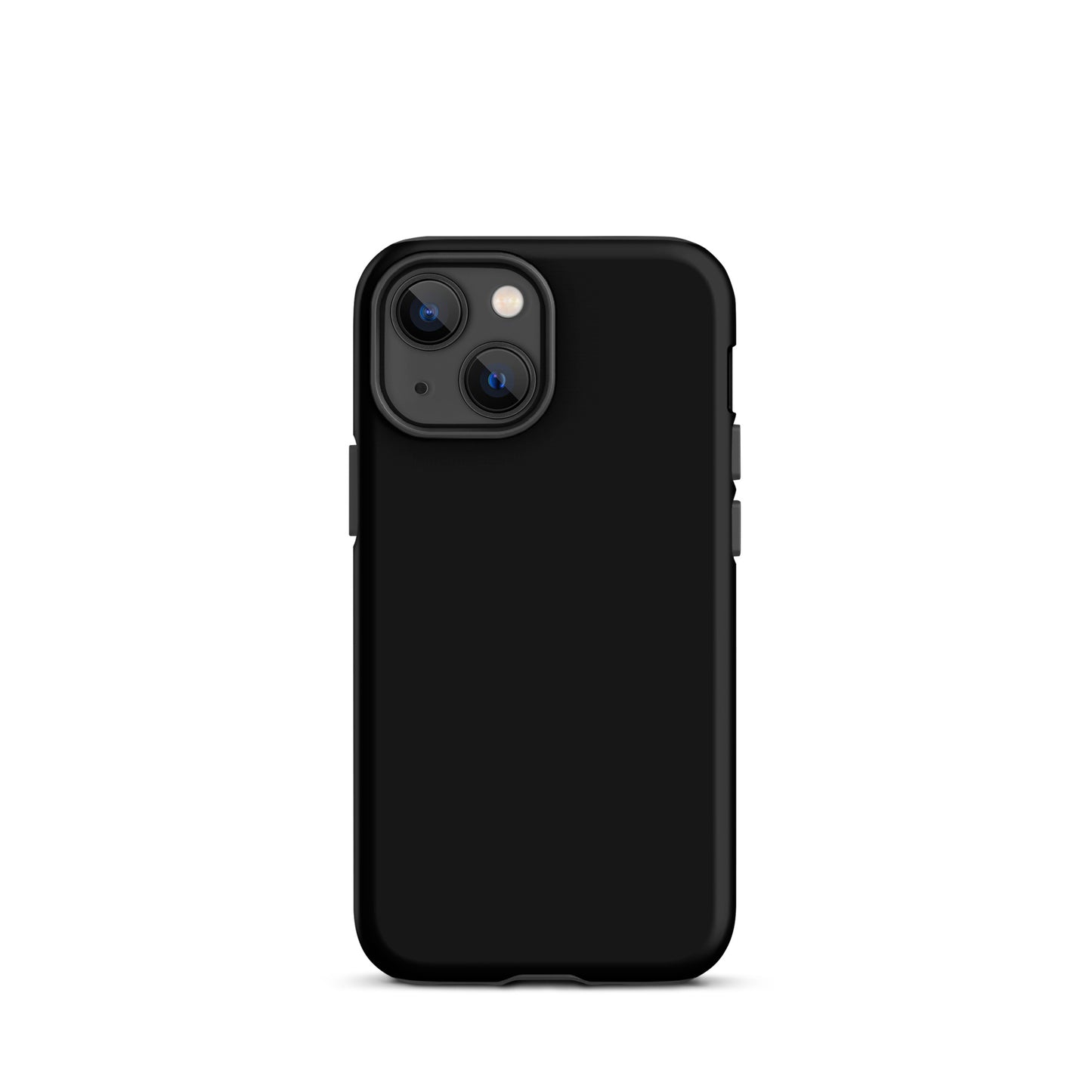 Solid Black iPhone 13 Mini Tough Case, Magsafe Charging, Dual-Layered with TPU Outer Hard Shell And Inner Rubber Sleeve. Best Protective iPhone Case In The UK.