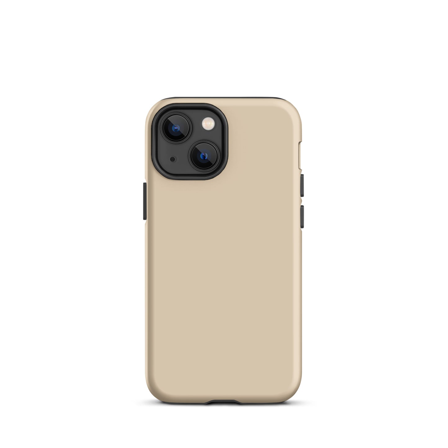 iPhone Dual-Layered Tough Case With Raised Bezel - Light Beige