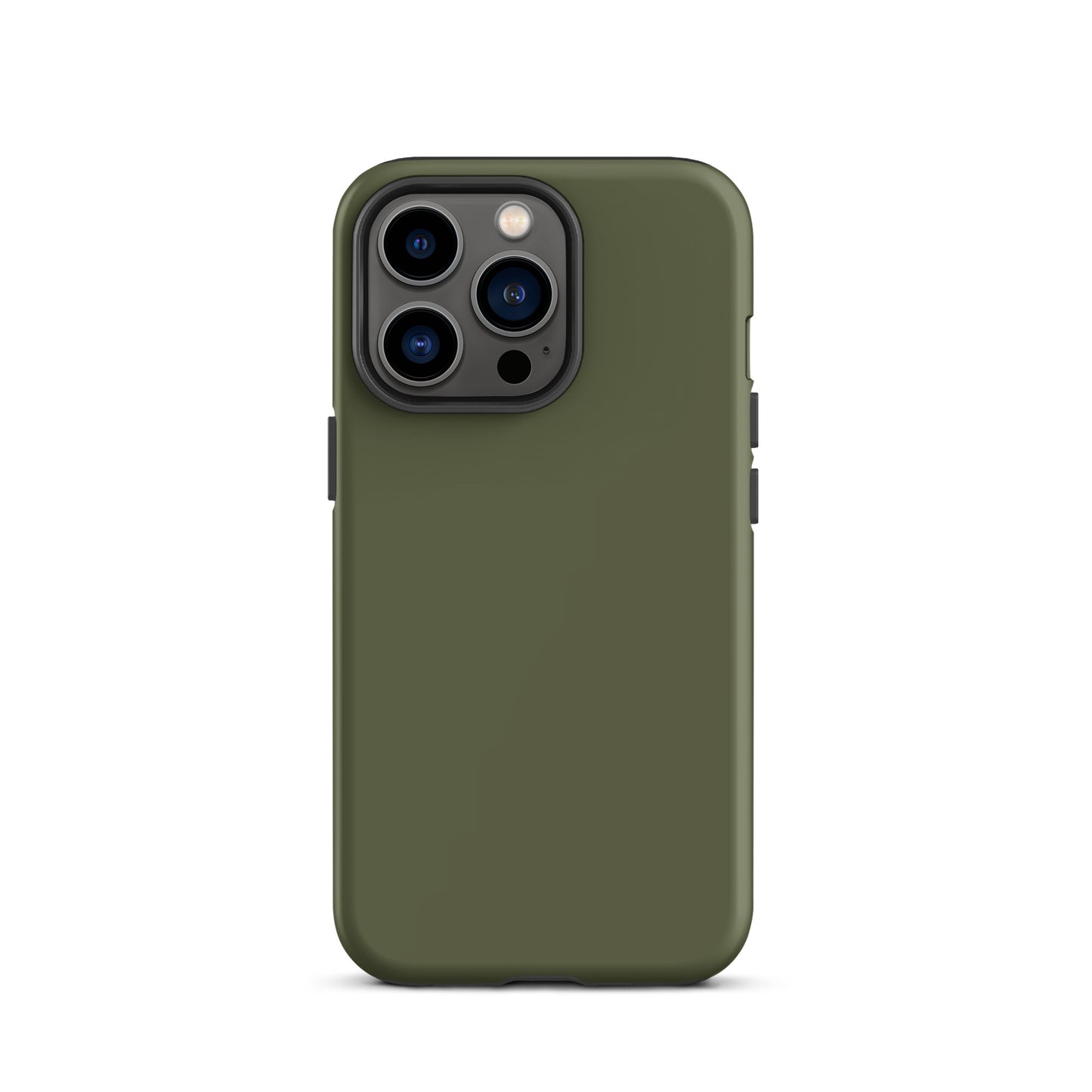 iPhone Dual-Layered Tough Case With Raised Bezel - Khaki Green