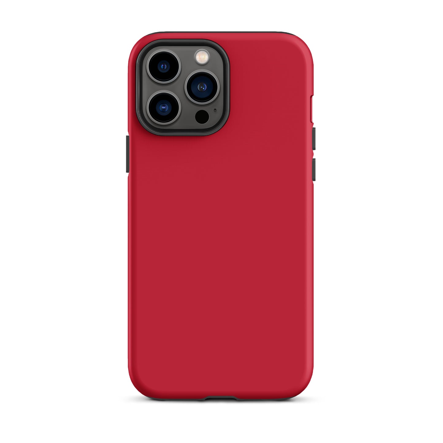 iPhone Dual-Layered Tough Case With Raised Bezel - Red