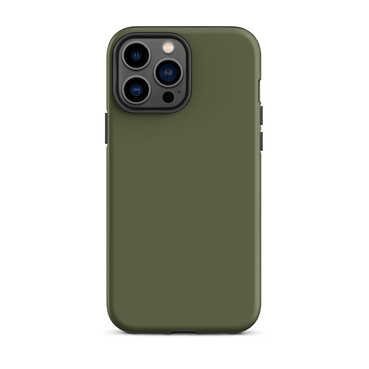 iPhone Dual-Layered Tough Case With Raised Bezel - Khaki Green