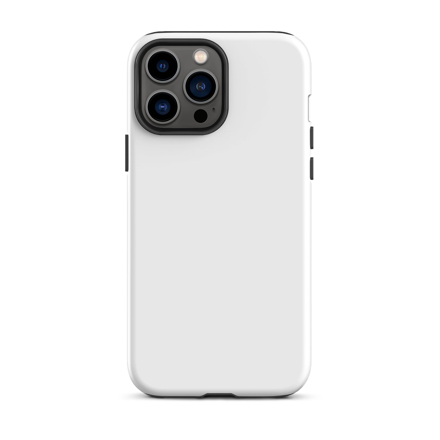 iPhone Dual-Layered Tough Case With Raised Bezel - White