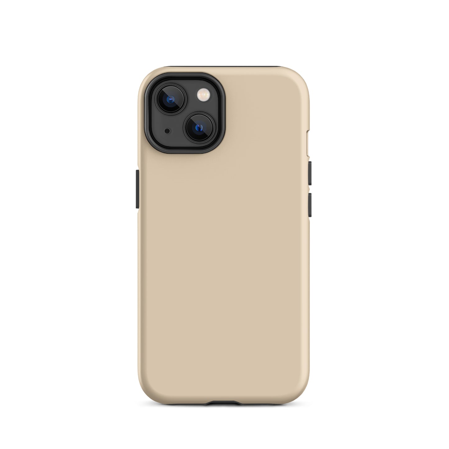 iPhone Dual-Layered Tough Case With Raised Bezel - Light Beige
