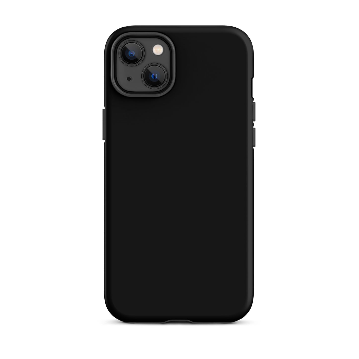 Solid Black iPhone 14 Plus Tough Case, Magsafe Charging, Dual-Layered with TPU Outer Hard Shell And Inner Rubber Sleeve. Best Protective iPhone Case In The UK.