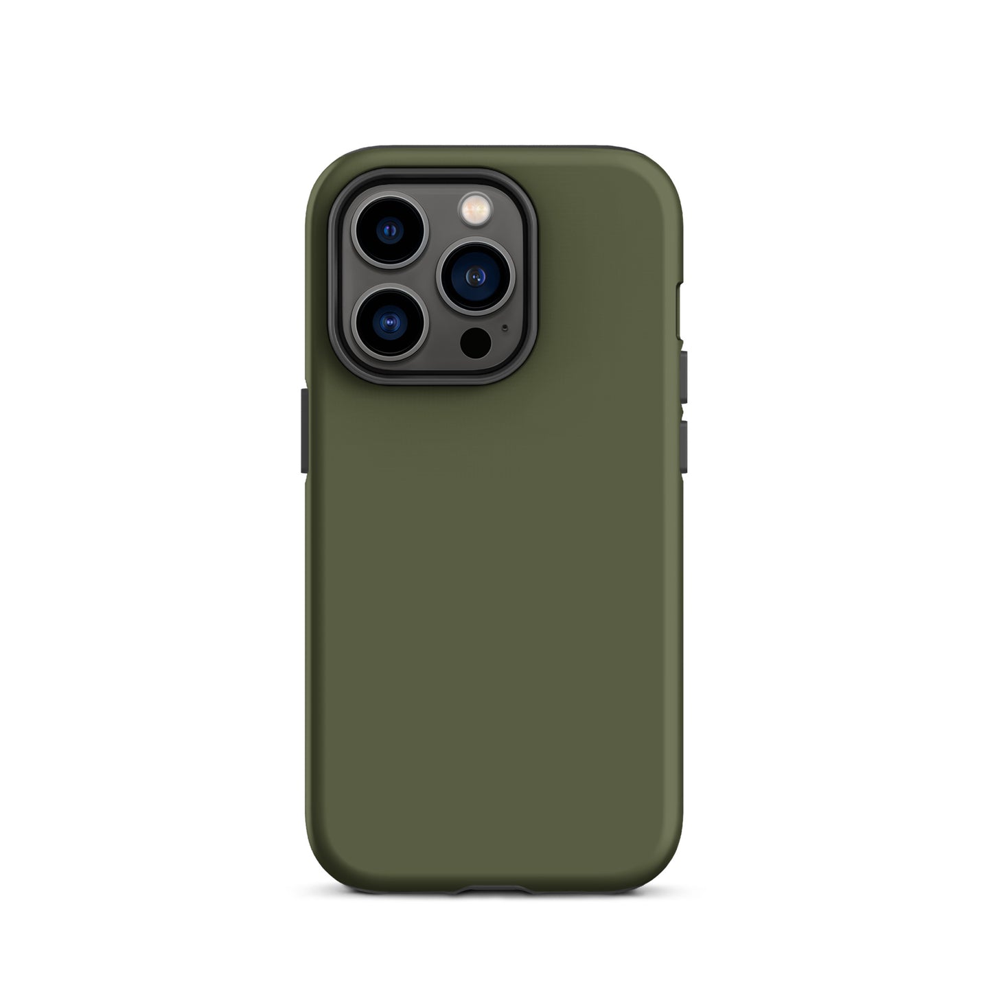 iPhone Dual-Layered Tough Case With Raised Bezel - Khaki Green