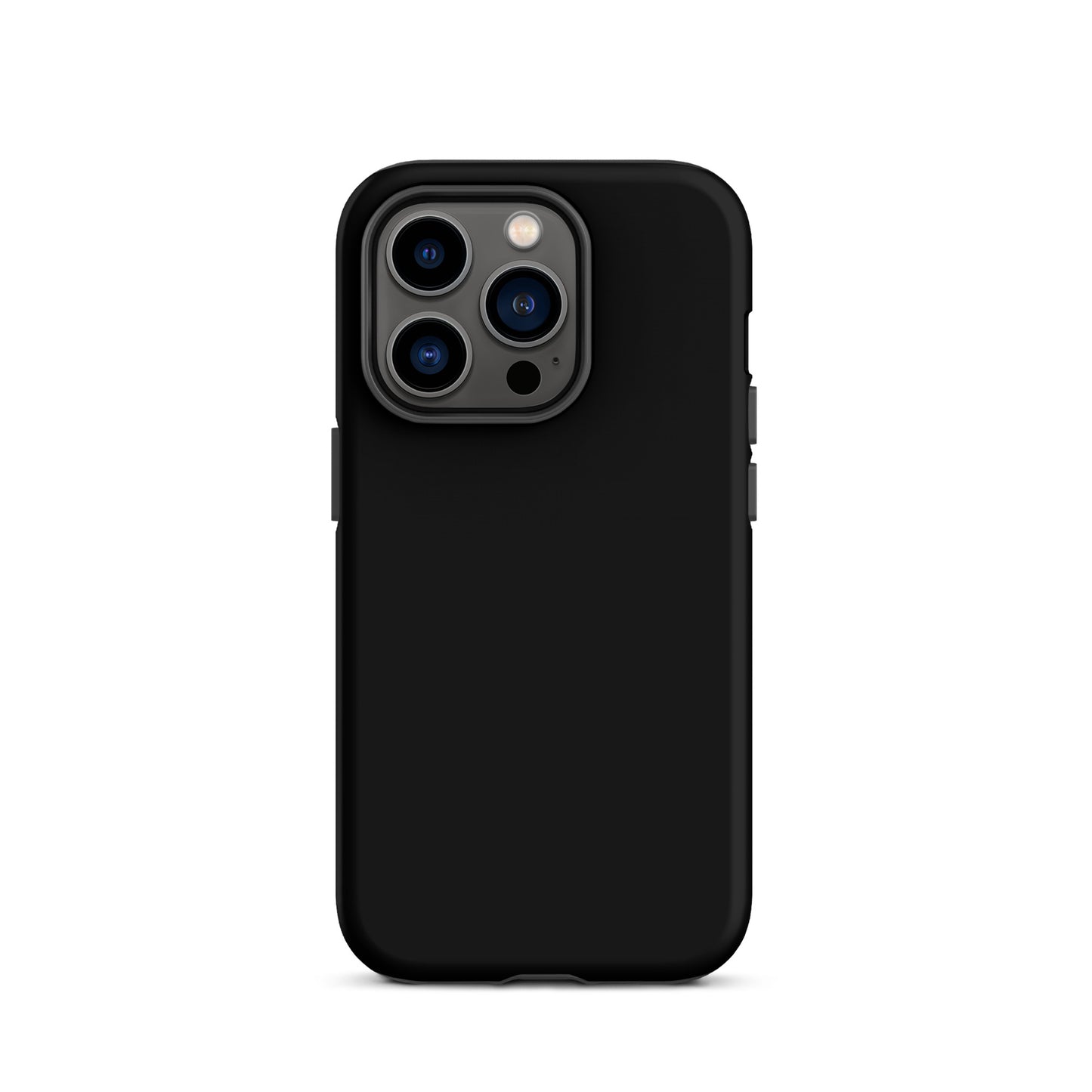Solid Black iPhone 14 Pro Tough Case, Magsafe Charging, Dual-Layered with TPU Outer Hard Shell And Inner Rubber Sleeve. Best Protective iPhone Case In The UK.