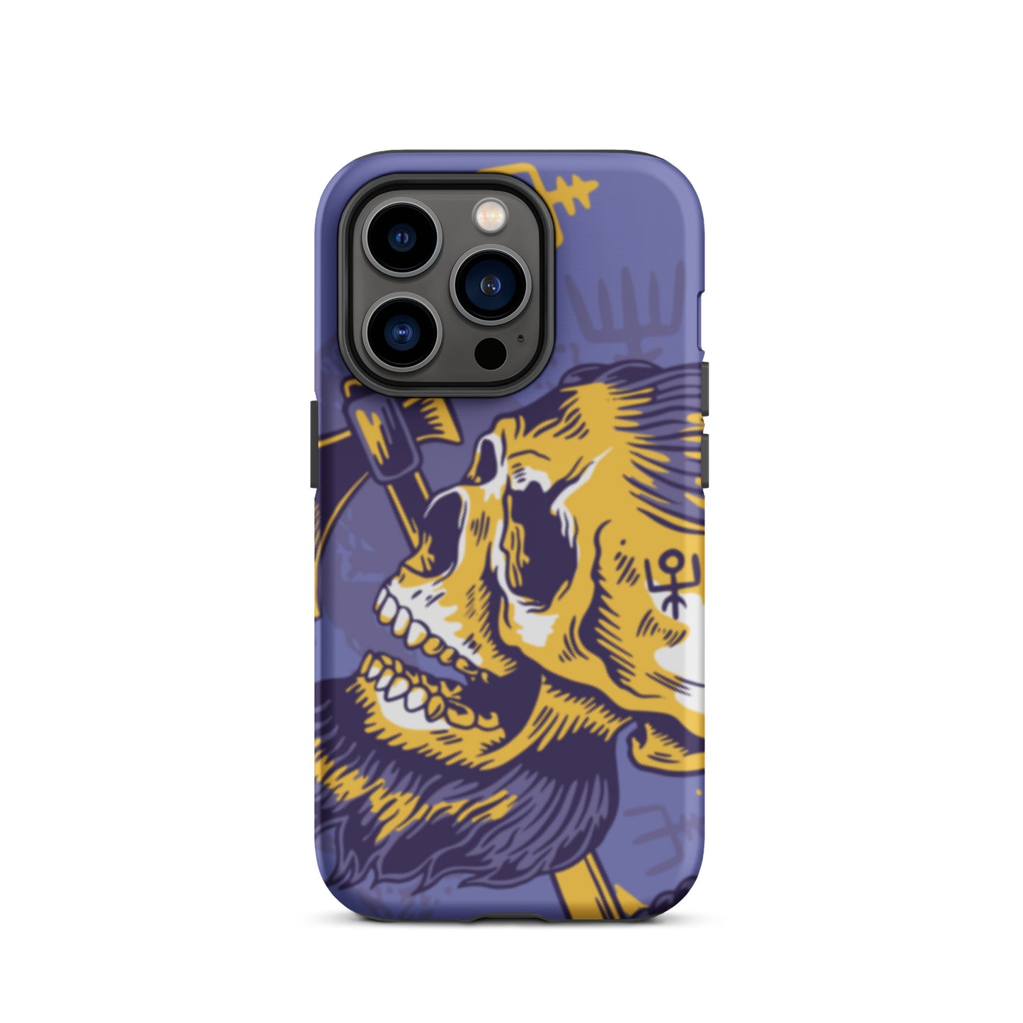 A Norse Viking-inspired protective iPhone case with MagSafe, perfect for those looking for the best protective iPhone cases UK, Compatible with iPhone 11, 12, 13, and 14 Pro Max and Pro. Durable, thin, and sleek design offers excellent protection and a stylish look.