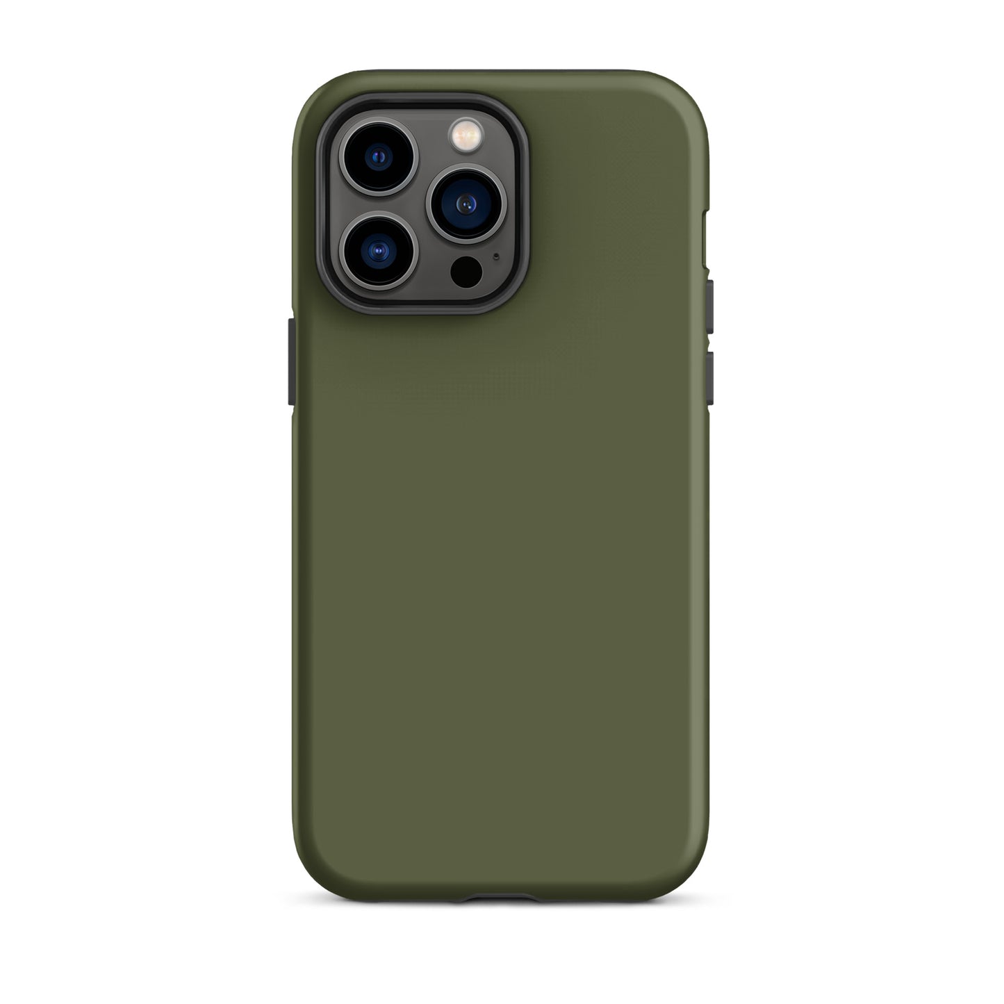iPhone Dual-Layered Tough Case With Raised Bezel - Khaki Green